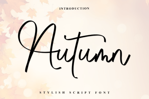 Autumn1: A Modern Script Font for Editorial Impact