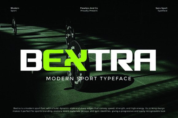 Bextra: A Bold Sans Serif Font for Modern Web Design