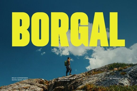 Borgal Font: Bold Sans Serif for Handmade Brands