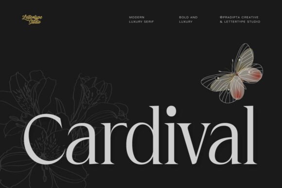 Cardival: The Modern Serif Font for Bold Branding