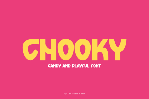 Chooky: A Bold Sans Serif Font for Modern Branding