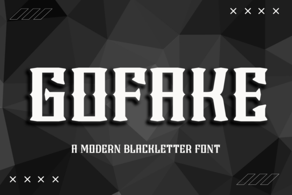 Elevate Your Brand with the Gofake Blackletter Font