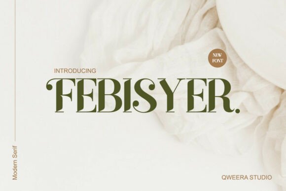 Febisyer: A Modern Serif for Editorial Elegance
