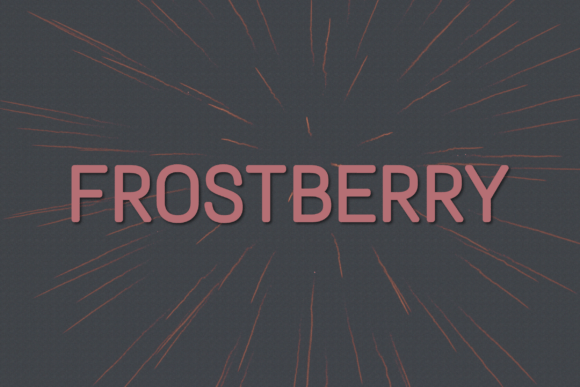 Frostberry Font: Modern Typography for Crafters