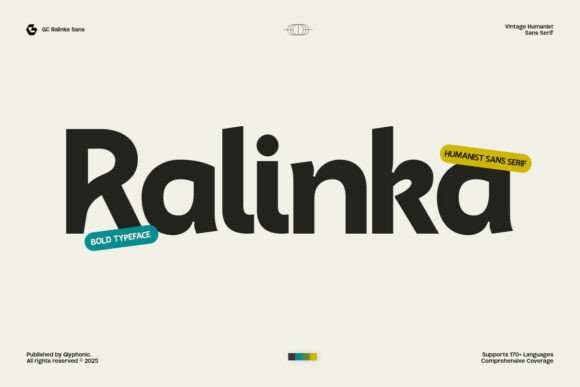 Gc Ralinka: A Bold Sans Serif for Modern Brand Identity