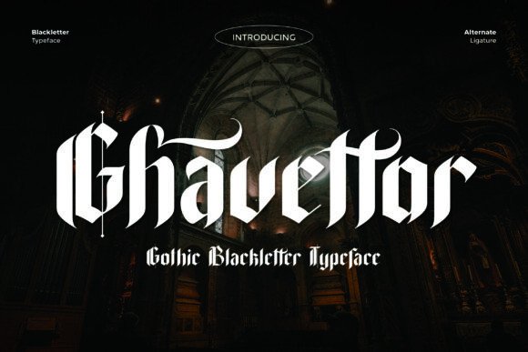 Ghavettor: A Bold Blackletter for Web Design