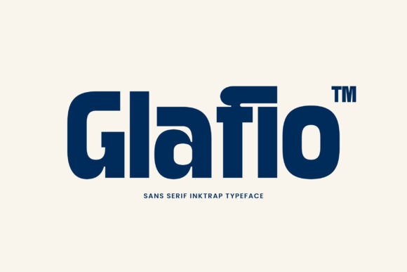 Glafio: A Bold Sans Serif Typeface for Modern Editorial Design