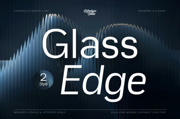 Glassedge Regular: The Modern Typeface for Bold Branding