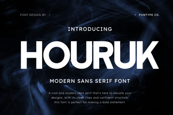 Houruk Review: A Bold Sans Serif for Modern Brand Identity