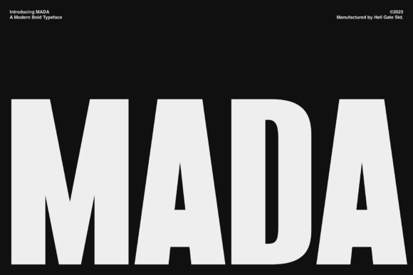 Mada Sans Regular: The Bold Typeface for Modern Campaigns