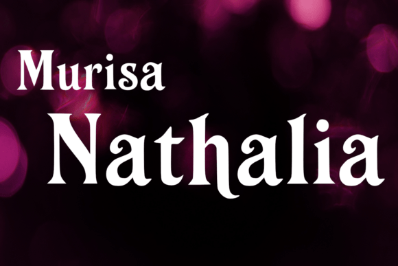 Murisa Nathalia: The Perfect Serif Font for Handmade Brands