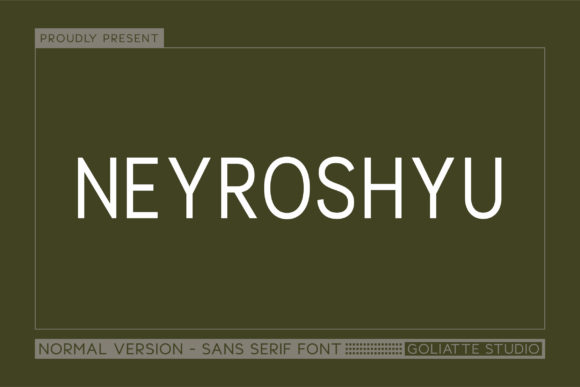 Neyroshyu: A Modern Sans Serif Typeface for Bold Web Design