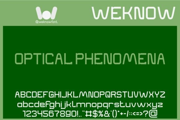 Optical Phenomena: A Futuristic Typeface for Modern Branding