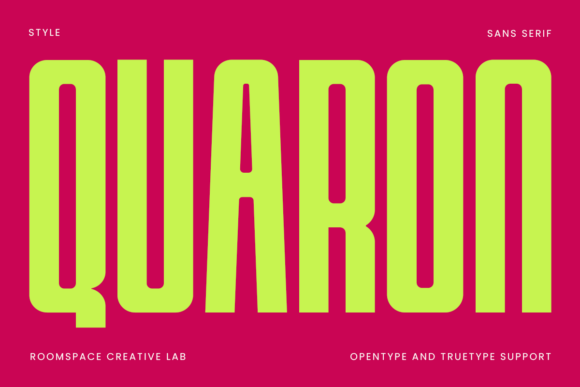 Quaron: A Bold Serif Font for Modern Web Layouts