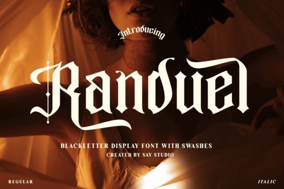 Randuel: A Bold Blackletter Font for Web Design