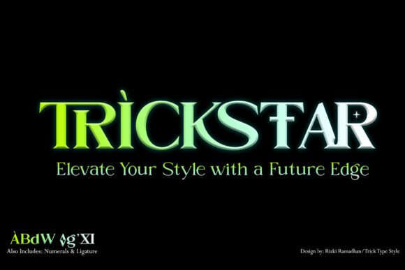 Trickstar: A Bold Font for Creative Campaigns