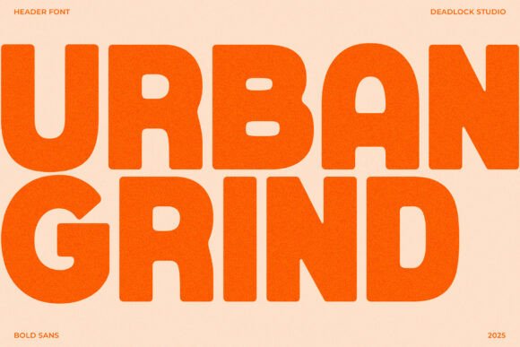 Urban Grind: A Modern Sans Serif Font for Editorial Design