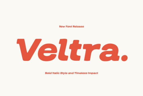 Veltra: A Bold Sans Serif Typeface for Modern Web Design